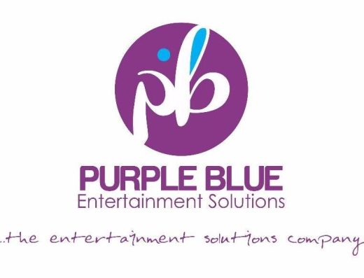 Purple Blue Entertainment Solutions Logo